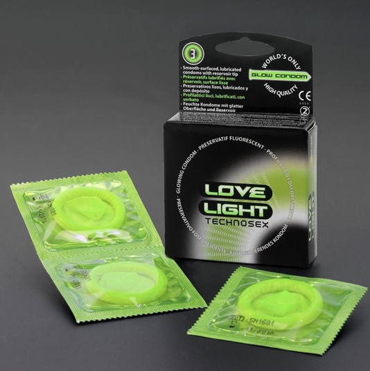 Neon-Kondome verleihen dem Sex mehr Farbe